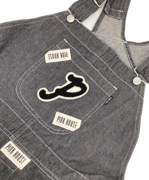 PINK HOUSE（ピンクハウス）PINK HOUSE (ピンクハウス) サロペット グレー サイズ:不明の古着・服飾アイテム