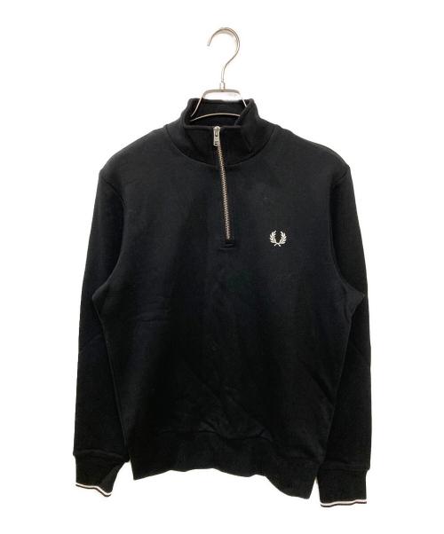 FRED PERRY（フレッドペリー）FRED PERRY (フレッドペリー) ハーフジップスウェット ネイビー サイズ:Sの古着・服飾アイテム