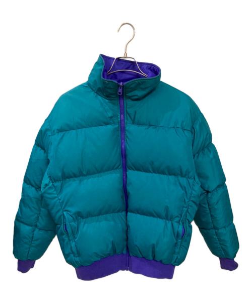 Columbia（コロンビア）Columbia (コロンビア) リバーシブルダウンジャケット ブルー サイズ:Lの古着・服飾アイテム