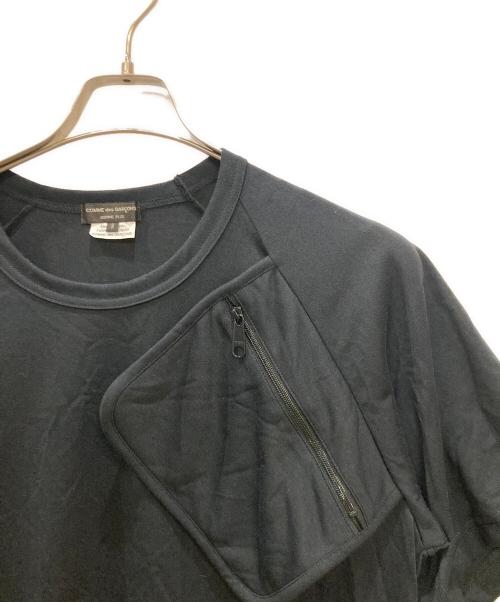 COMME des GARCONS HOMME PLUS（コムデギャルソンオムプリュス）COMME des GARCONS HOMME PLUS (コムデギャルソンオムプリュス) ポケットカットソー ブラック サイズ:Sの古着・服飾アイテム