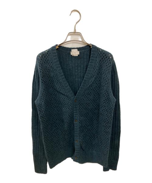 DRIES VAN NOTEN（ドリスヴァンノッテン）DRIES VAN NOTEN (ドリスヴァンノッテン) ニットカーディガン グリーン サイズ:Mの古着・服飾アイテム