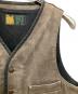 中古・古着 Joe McCOY (ジョーマッコイ) ピケワークベスト ブラウン サイズ:不明(実寸サイズをご確認ください)：8000円