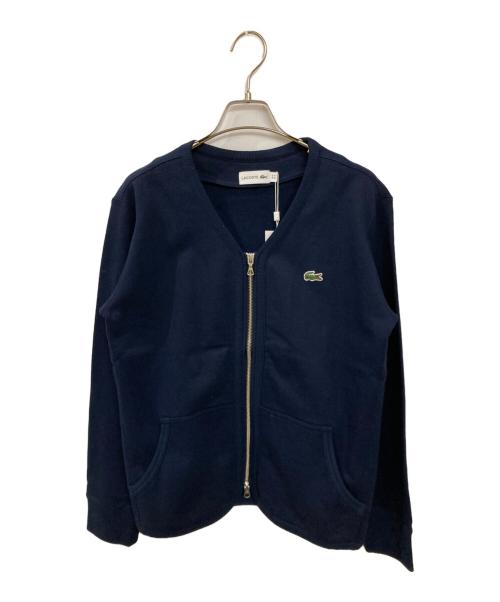 LACOSTE（ラコステ）LACOSTE (ラコステ) レミアム スウェット ジップカーディガン ネイビー サイズ:3の古着・服飾アイテム