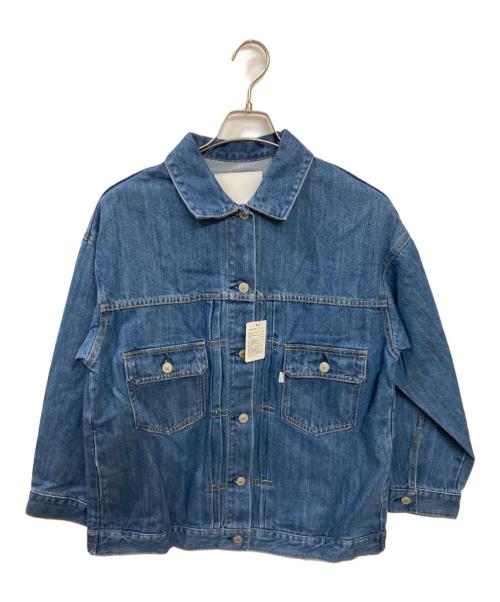 SHIPS any（シップスエニィ）SHIPS any (シップスエニィ) 〈洗濯機可能〉デニム ジャケット インディゴ サイズ:FREE 未使用品の古着・服飾アイテム