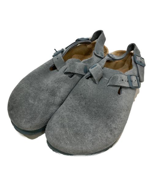 BIRKENSTOCK（ビルケンシュトック）BIRKENSTOCK (ビルケンシュトック) Tokio Suedeシューズ グレー サイズ:25cmの古着・服飾アイテム