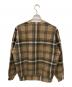 Supreme (シュプリーム) plaid crewneck ブラウン サイズ:S：11000円