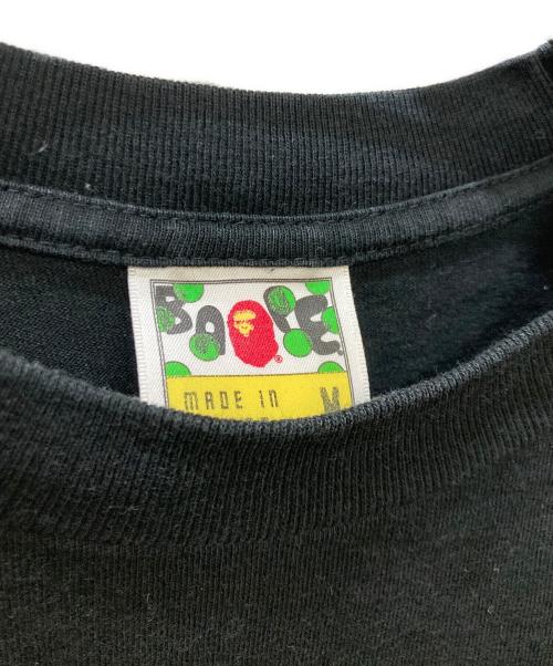 A BATHING APE（アベイシングエイプ）A BATHING APE (アベイシングエイプ) teriyaki source プリントTシャツ ブラック サイズ:Mの古着・服飾アイテム