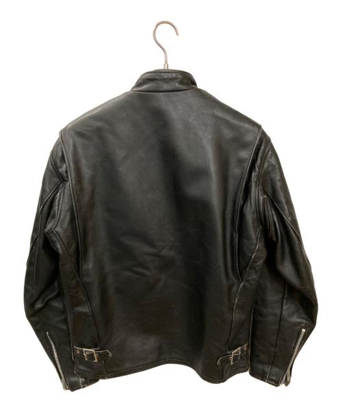 Schott（ショット）Schott (ショット) シングルライダースジャケット ブラック サイズ:38の古着・服飾アイテム