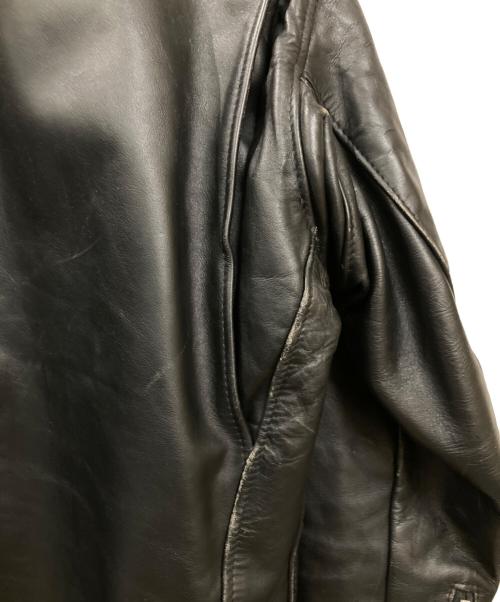 Schott（ショット）Schott (ショット) シングルライダースジャケット ブラック サイズ:38の古着・服飾アイテム