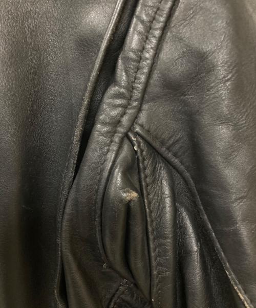 Schott（ショット）Schott (ショット) シングルライダースジャケット ブラック サイズ:38の古着・服飾アイテム