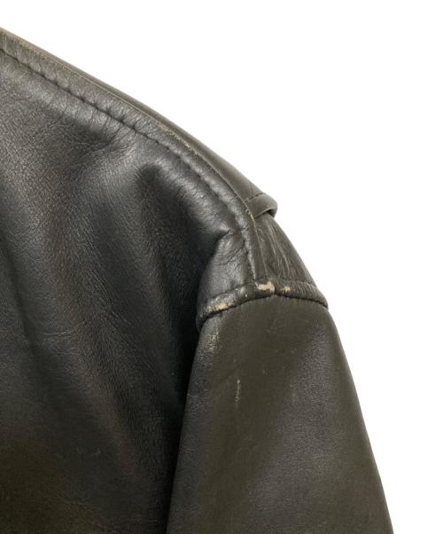 Schott（ショット）Schott (ショット) シングルライダースジャケット ブラック サイズ:38の古着・服飾アイテム