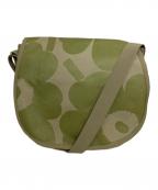 marimekkoマリメッコ）の古着「Pieni Unikko Salli Shoulder Bag」｜グリーン