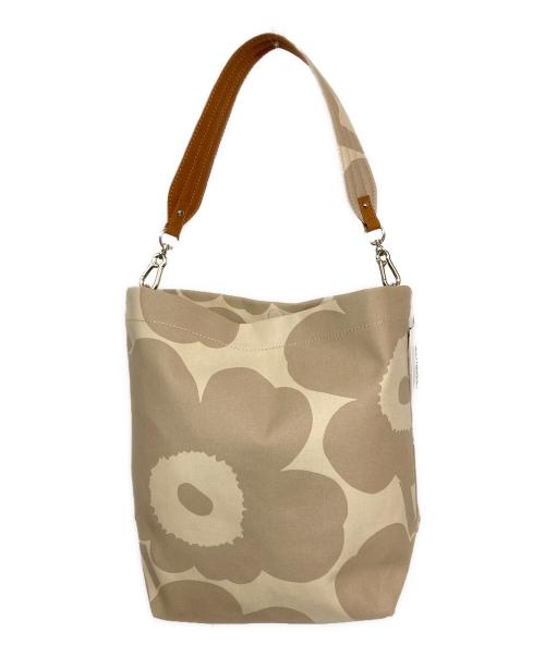 marimekko（マリメッコ）marimekko (マリメッコ) KUUNSADE TAIFUUNI ベージュの古着・服飾アイテム