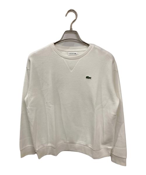 LACOSTE（ラコステ）LACOSTE (ラコステ) カノコプルオーバー ホワイト サイズ:38の古着・服飾アイテム