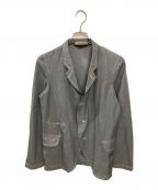COMME des GARCONS HOMME PLUSコムデギャルソンオムプリュス）の古着「製品染ウールコットンジャケット」｜グレー