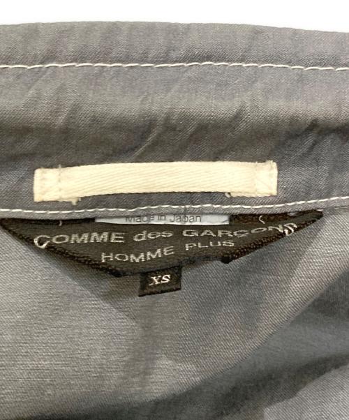 COMME des GARCONS HOMME PLUS（コムデギャルソンオムプリュス）COMME des GARCONS HOMME PLUS (コムデギャルソンオムプリュス) 製品染ウールコットンジャケット グレー サイズ:XSの古着・服飾アイテム