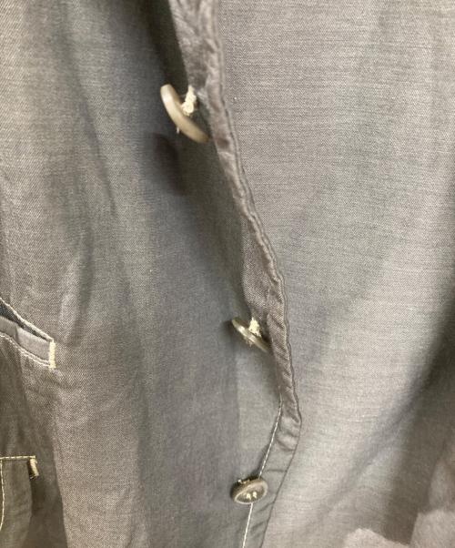 COMME des GARCONS HOMME PLUS（コムデギャルソンオムプリュス）COMME des GARCONS HOMME PLUS (コムデギャルソンオムプリュス) 製品染ウールコットンジャケット グレー サイズ:XSの古着・服飾アイテム