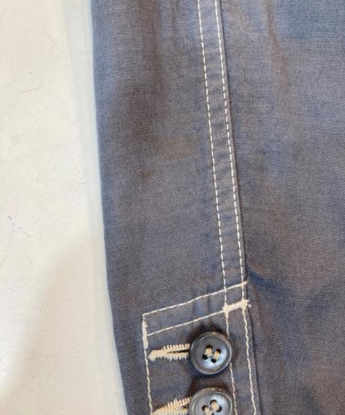 COMME des GARCONS HOMME PLUS（コムデギャルソンオムプリュス）COMME des GARCONS HOMME PLUS (コムデギャルソンオムプリュス) 製品染ウールコットンジャケット グレー サイズ:XSの古着・服飾アイテム