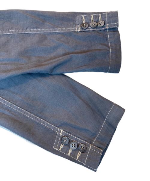 COMME des GARCONS HOMME PLUS（コムデギャルソンオムプリュス）COMME des GARCONS HOMME PLUS (コムデギャルソンオムプリュス) 製品染ウールコットンジャケット グレー サイズ:XSの古着・服飾アイテム