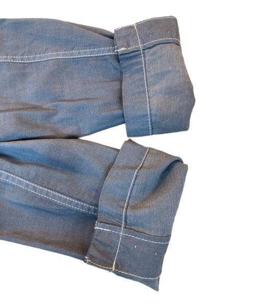 COMME des GARCONS HOMME PLUS（コムデギャルソンオムプリュス）COMME des GARCONS HOMME PLUS (コムデギャルソンオムプリュス) 製品染ウールコットンジャケット グレー サイズ:XSの古着・服飾アイテム