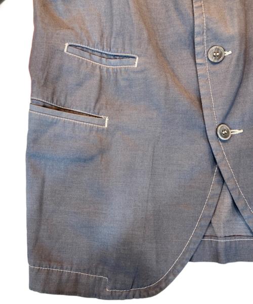 COMME des GARCONS HOMME PLUS（コムデギャルソンオムプリュス）COMME des GARCONS HOMME PLUS (コムデギャルソンオムプリュス) 製品染ウールコットンジャケット グレー サイズ:XSの古着・服飾アイテム