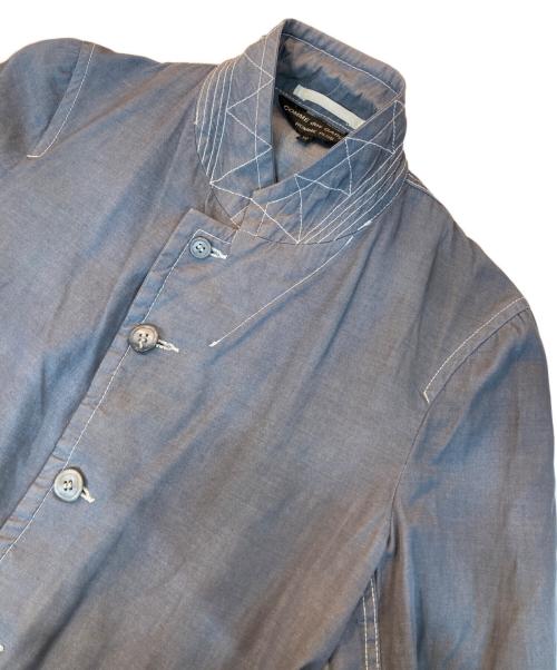 COMME des GARCONS HOMME PLUS（コムデギャルソンオムプリュス）COMME des GARCONS HOMME PLUS (コムデギャルソンオムプリュス) 製品染ウールコットンジャケット グレー サイズ:XSの古着・服飾アイテム