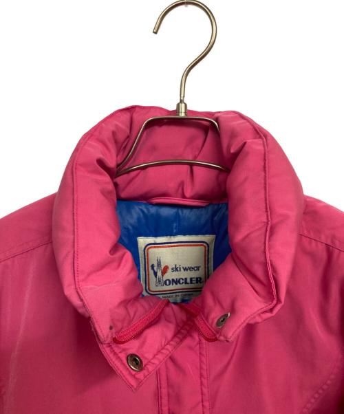 MONCLER（モンクレール）MONCLER (モンクレール) ダウンジャケット ブルー×ピンク サイズ:キッズサイズ150の古着・服飾アイテム