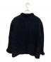 UNITED ARROWS (ユナイテッドアローズ) ファンシーツイード ノーカラー ジャケット ネイビー サイズ:38：9000円