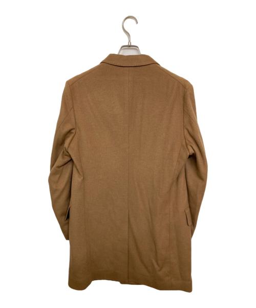 BARNEYS NEWYORK（バーニーズ・ニューヨーク）BARNEYS NEWYORK (バーニーズ・ニューヨーク) ウールカシミヤチェスターコート ブラウン サイズ:Mの古着・服飾アイテム
