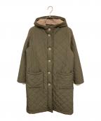 Traditional Weatherwearトラディショナルウェザーウェア）の古着「キルティングボアジャケット」｜カーキ