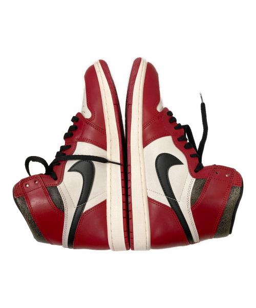 NIKE（ナイキ）NIKE (ナイキ) AIR JORDAN 1 RETRO HIGH OG VARSITY RED/BLACK ホワイト×レッド サイズ:26.5cmの古着・服飾アイテム