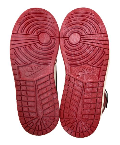 NIKE（ナイキ）NIKE (ナイキ) AIR JORDAN 1 RETRO HIGH OG VARSITY RED/BLACK ホワイト×レッド サイズ:26.5cmの古着・服飾アイテム