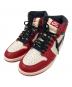 NIKE（ナイキ）の古着「AIR JORDAN 1 RETRO HIGH OG VARSITY RED/BLACK」｜ホワイト×レッド