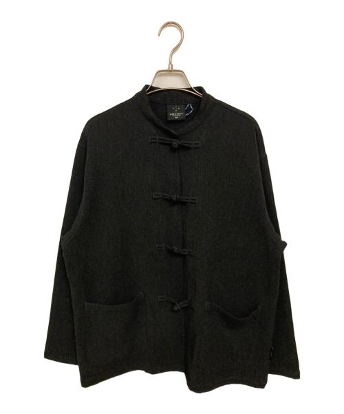 axesquin（アクシーズクイン）AXESQUIN (アクシーズクイン) チャイナジャケット グレー サイズ:XSの古着・服飾アイテム