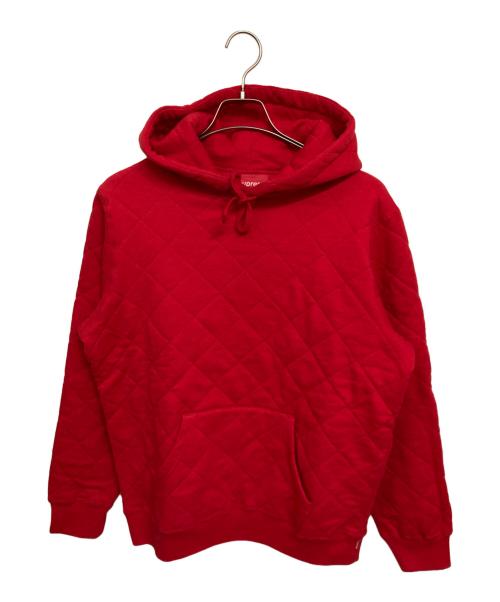 SUPREME（シュプリーム）Supreme (シュプリーム) 18AW Quilted Hooded Sweatshirt キルティングパーカー レッド サイズ:Sの古着・服飾アイテム