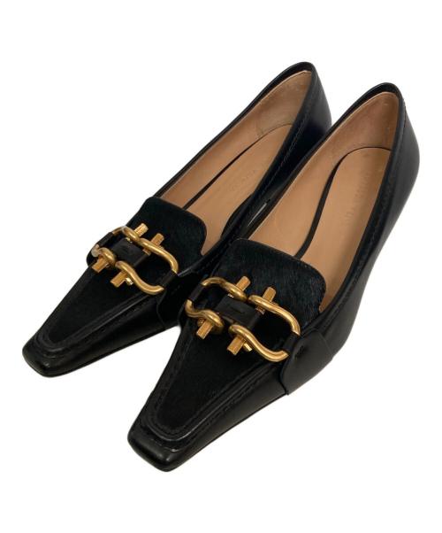 BOTTEGA VENETA（ボッテガベネタ）BOTTEGA VENETA (ボッテガベネタ) マダムパンプス ブラック サイズ:35 1/2の古着・服飾アイテム