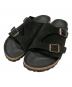 BIRKENSTOCK（ビルケンシュトック）の古着「チューリッヒ スウェードサンダル」｜ブラック