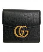GUCCIグッチ）の古着「COMPACT WALLET」｜ブラック