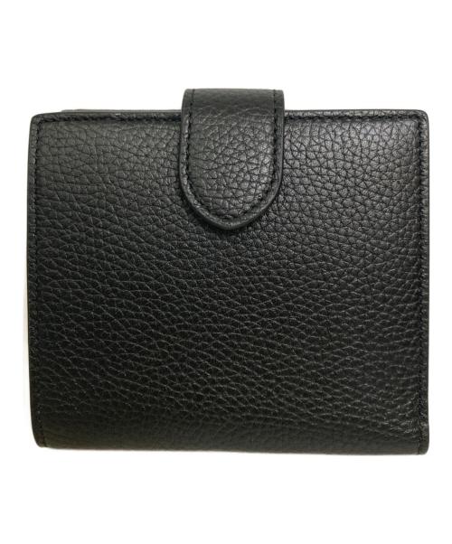 GUCCI（グッチ）GUCCI (グッチ) COMPACT WALLET ブラックの古着・服飾アイテム