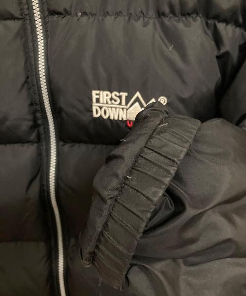 FIRST DOWN（ファーストダウン）FIRST DOWN (ファーストダウン) ダウンジャケット ブラック サイズ:Mの古着・服飾アイテム