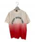stussy（ステューシー）の古着「製品染プリントTシャツ」｜ピンク