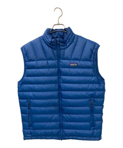 Patagonia（パタゴニア）Patagonia (パタゴニア) ダウンセーターベスト ブルー サイズ:Mの古着・服飾アイテム