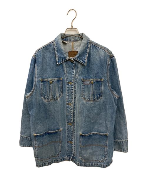 RALPH LAUREN（ラルフローレン）RALPH LAUREN (ラルフローレン) 古着デニムカバーオール インディゴ サイズ:1Xの古着・服飾アイテム