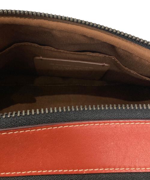 COACH（コーチ）COACH (コーチ) PEANUTS (ピーナッツ) グラハム クロスボディ・シグネチャー キャンバス・パッチ ブラウンの古着・服飾アイテム