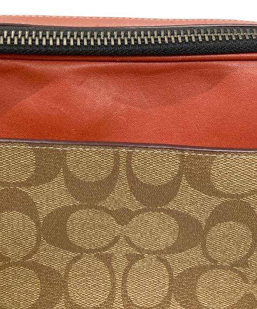 COACH（コーチ）COACH (コーチ) PEANUTS (ピーナッツ) グラハム クロスボディ・シグネチャー キャンバス・パッチ ブラウンの古着・服飾アイテム