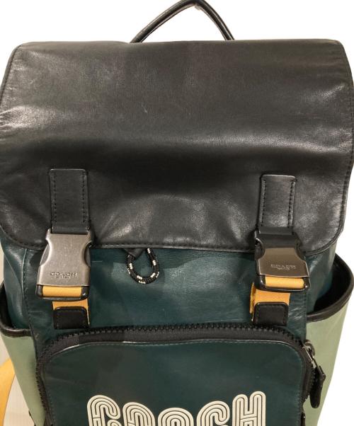 COACH（コーチ）COACH (コーチ) トラックバックパック グリーンの古着・服飾アイテム