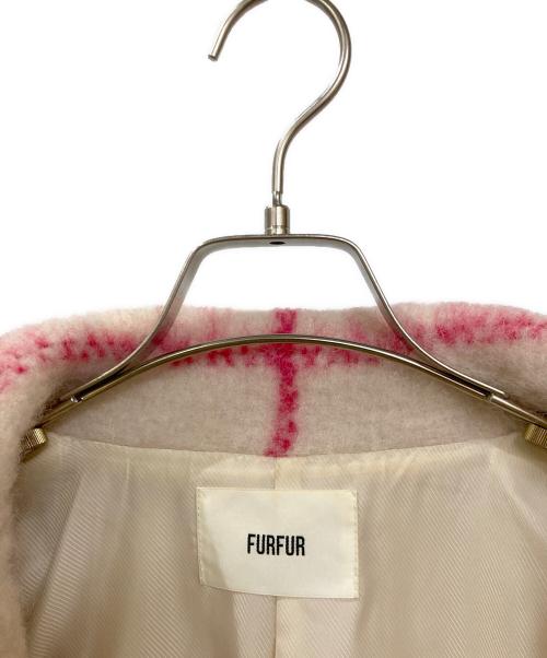furfur（ファーファー）furfur (ファーファー) チェスターコート ピンク サイズ:FREEの古着・服飾アイテム