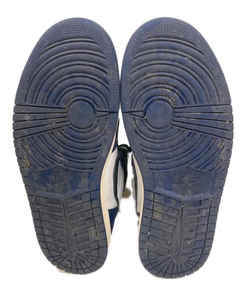 NIKE（ナイキ）NIKE (ナイキ) Air Jordan 1 Retro High OG  Midnight Navy ホワイト×ネイビー サイズ:27cmの古着・服飾アイテム