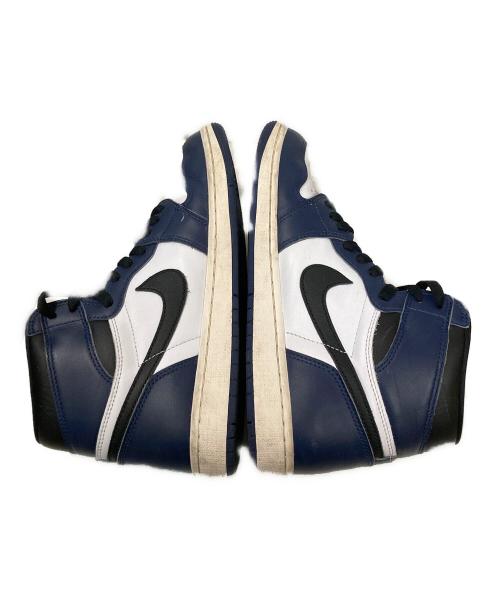 NIKE（ナイキ）NIKE (ナイキ) Air Jordan 1 Retro High OG  Midnight Navy ホワイト×ネイビー サイズ:27cmの古着・服飾アイテム