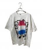 OPEN STUDIOオープンスタジオ）の古着「復刻SONIC YOUTH BOMB POP Tシャツ」｜ホワイト